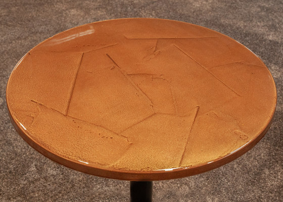 MIDAS Metall Table I Copper | Tavolini alti | Midas Surfaces