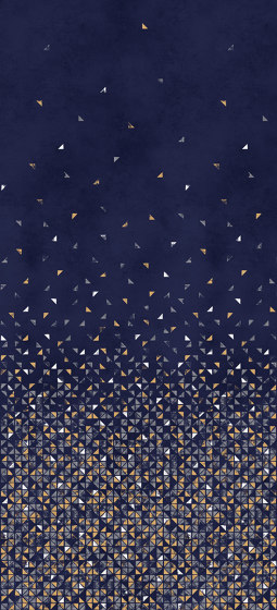 Tangram Bleu Nuit | Carta parati / tappezzeria | ISIDORE LEROY