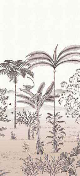 Jardin des Oiseaux Bois de Rose | Revêtements muraux / papiers peint | ISIDORE LEROY