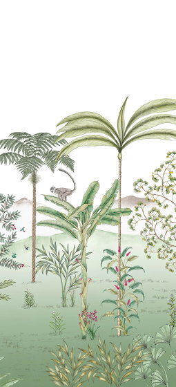 Jardin des Oiseaux Jade | Revestimientos de paredes / papeles pintados | ISIDORE LEROY