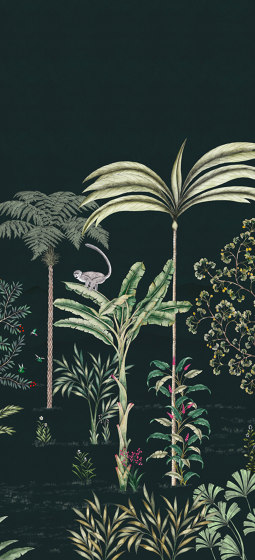 Jardin des Oiseaux Nuit | Revestimientos de paredes / papeles pintados | ISIDORE LEROY