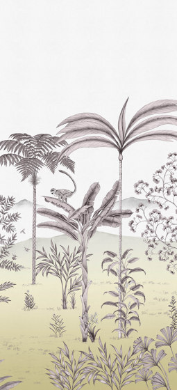 Jardin des Oiseaux Safran | Revêtements muraux / papiers peint | ISIDORE LEROY