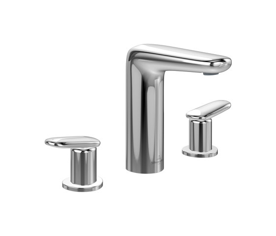 Antao | Robinetterie de lavabo trois trous avec dispositif de vidange Push Open, Chrome | Robinetterie pour lavabo | Villeroy & Boch