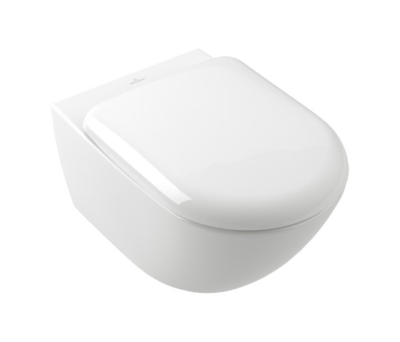 Antao | WC a cacciata senza brida, montato a parete, con TwistFlush, Bianco Alpin CeramicPlus | WC | Villeroy & Boch