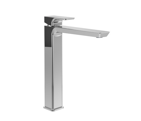 Subway 3.0 | Tall single-lever basin mixer without waste, Chrome | Wash basin taps | Villeroy & Boch