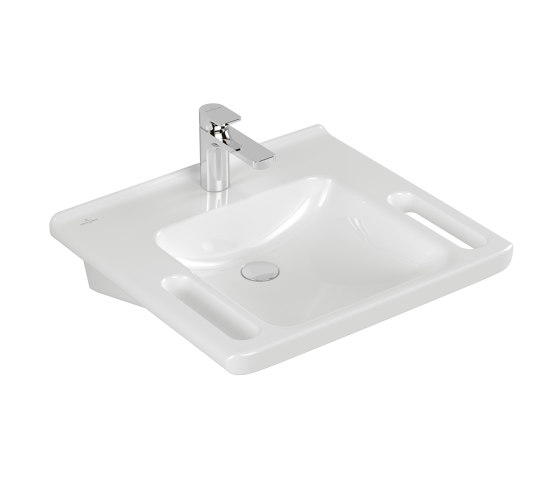 ViCare | Waschbecken ViCare, 600 x 550 x 180 mm, Weiß Alpin, ohne Überlauf | Waschtische | Villeroy & Boch