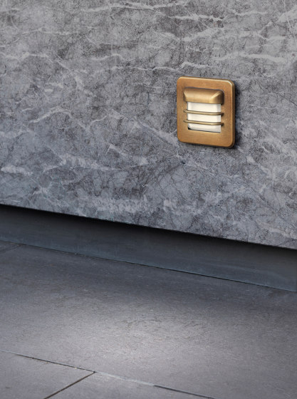 Arran Square LED | Solid Brass | Outdoor recessed wall lights | Astro Lighting