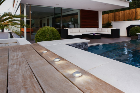 Beam Two LED | Matt Painted Silver | Outdoor recessed wall lights | Astro Lighting