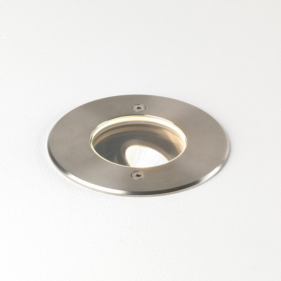 Cromarty 100 | Brushed Stainless Steel | Lámparas exteriores empotrables de suelo | Astro Lighting