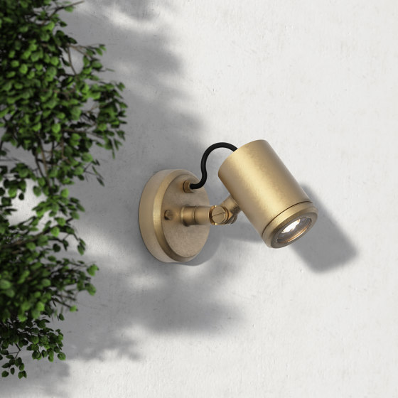 Jura Single Spot | Solid Brass | Lámparas exteriores de pared | Astro Lighting