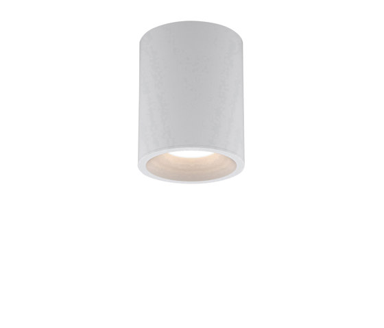 Kos Round 100 LED | Textured White | Außen Deckenanbauleuchten | Astro Lighting