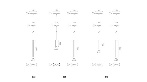 Yori Pendant Outline 24V | Lámparas de suspensión | Reggiani Illuminazione