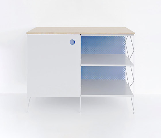 Kitchen Cabinet #1611 | Light blue | Küchenschränke | Fleysen