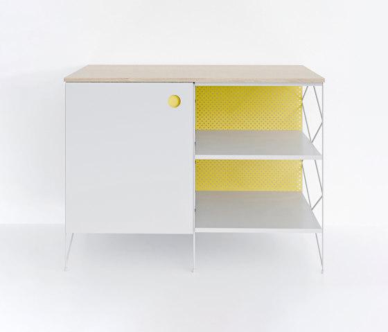 Kitchen Cabinet #1611 | Yellow | Kitchen cabinets | Fleysen