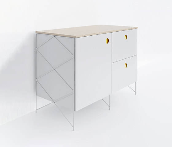 Kitchen Cabinet #1612 | Yellow | Küchenschränke | Fleysen