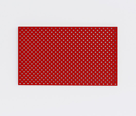 Kitchen Pegboard 1pc #1711 | Red | Metal sheets | Fleysen