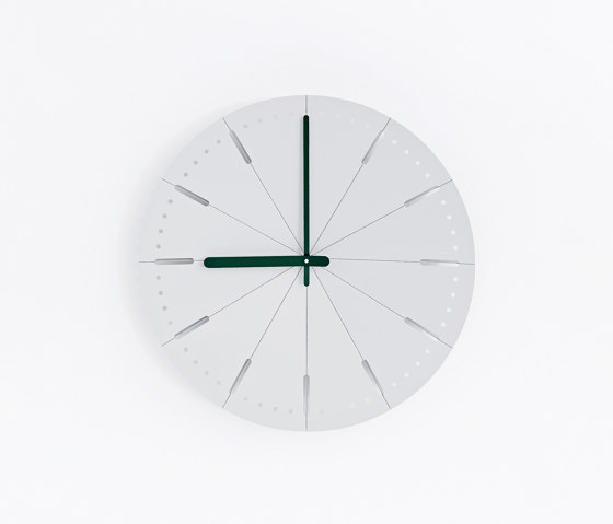 Wall clock #1410 | Grey Matt | Horloges | Fleysen