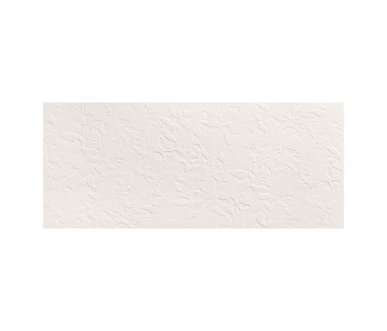 3D Wall Plaster Jasmine White 50X120 | Carrelage céramique | Atlas Concorde
