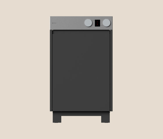RIMO COOK cocina exterior | slate grey | con placa de cocina | con puerta | con pies | Placas de cocina | ATOLL