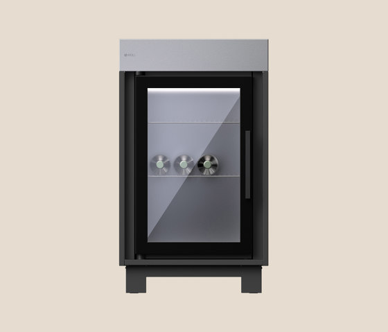 RIMO COOL cuisine extérieur | slate grey | avec réfrigérateur | avec pieds | Caves à vin | ATOLL