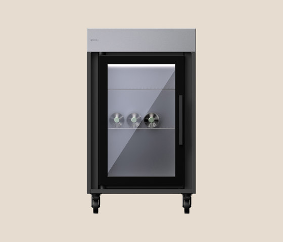 RIMO COOL Outdoor-Küche | slate grey | mit Kühlschrank | mit Rollen | Weinkühlschränke | ATOLL