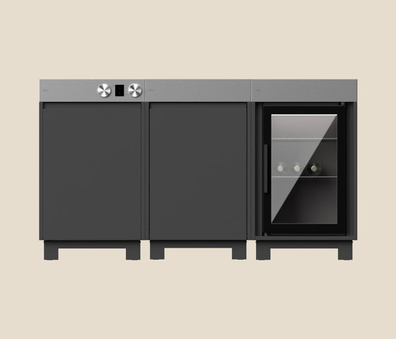 RIMO LOVER cocina exterior bundle | slate | Cook + Cool + Store | Placas de cocina | ATOLL