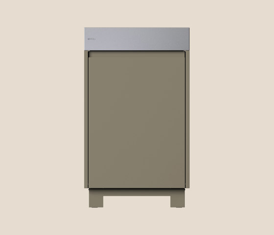 Rimo Store Outdoor Kitchen | Olive | With Door | With Stand Feet | Modular outdoor kitchens | ATOLL