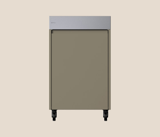 Rimo Store Outdoor Kitchen | Olive | With Door | With Wheels | Kitchen trolleys | ATOLL