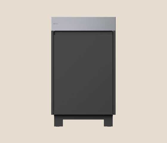 RIMO STORE Outdoor-Küche | slate grey | mit Tür | mit Beinen | Modulare Außenküchen | ATOLL