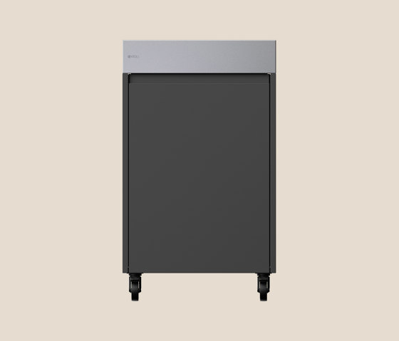Rimo Store Outdoor Kitchen | Slate Grey | With Door | With Wheels | Kitchen trolleys | ATOLL
