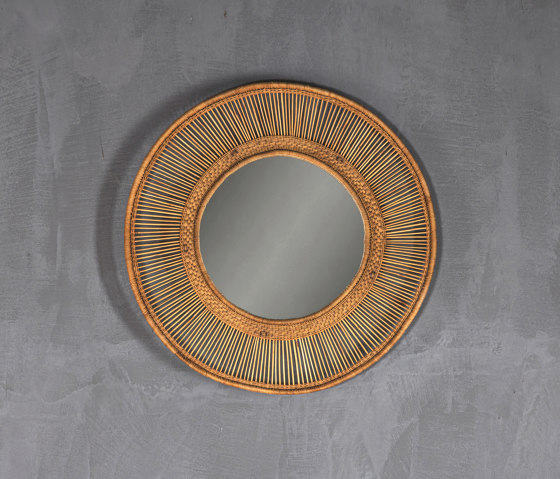 Malawi | Mirror Round Natural Large | Miroirs | Set Collection