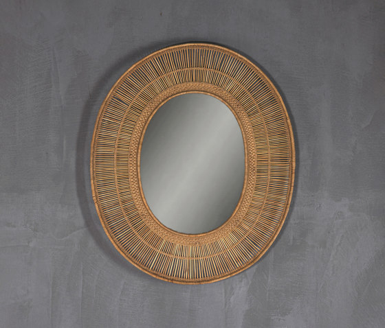 Malawi | Mirror Round Natural Small | Spiegel | Set Collection
