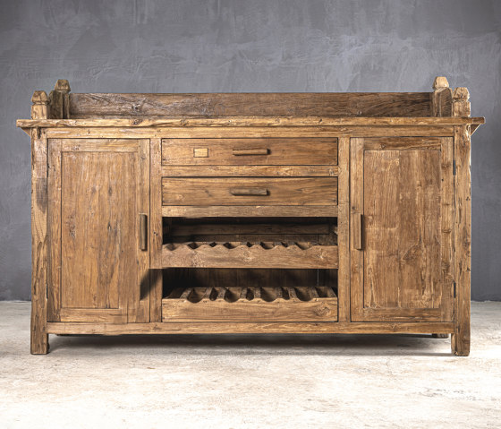 Slow Reclaimed | Boketto 200 Buffet and Wine Holder | Buffets / Commodes | Set Collection