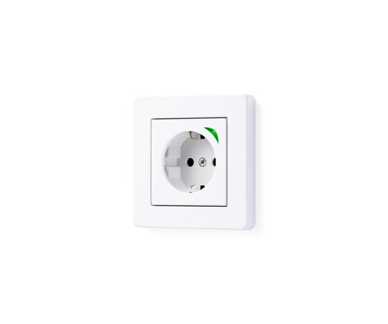 A FLOW | JUNG HOME SCHUKO® socket Energy in white | Enchufes Schuko | JUNG