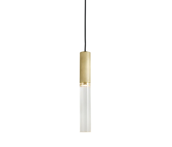 Flume | 50 Pendant - Satin Brass | Lámparas de suspensión | J. Adams & Co