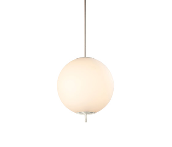 Nova | Globe Pendant - Satin Nickel | Pendelleuchten | J. Adams & Co