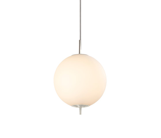 Nova | Globe Pendant - Satin Nickel | Pendelleuchten | J. Adams & Co