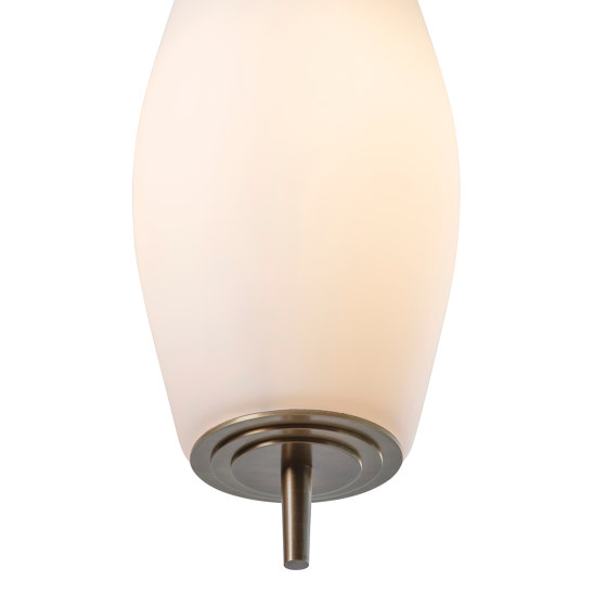 Nova | Slim Pendant - Antique Brass | Pendelleuchten | J. Adams & Co