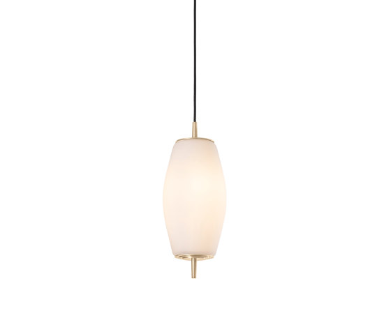 Nova | Slim Pendant - Satin Brass | Lámparas de suspensión | J. Adams & Co