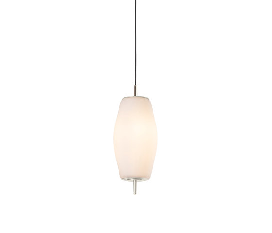 Nova | Slim Pendant - Satin Nickel | Suspended lights | J. Adams & Co