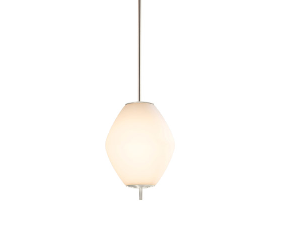 Nova | Tall Pendant - Satin Nickel | Lámparas de suspensión | J. Adams & Co