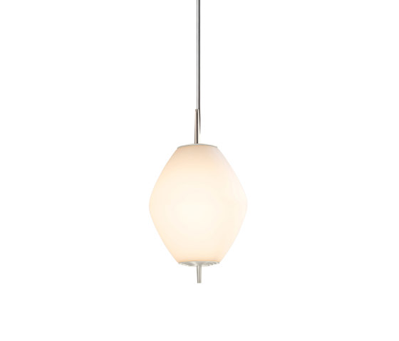 Nova | Tall Pendant - Satin Nickel | Lámparas de suspensión | J. Adams & Co