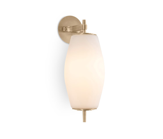 Nova | Wall Light - Satin Brass | Lampade parete | J. Adams & Co