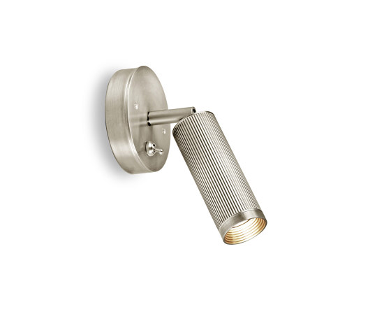 Spot | Switched Wall Light - Satin Nickel | Appliques murales | J. Adams & Co