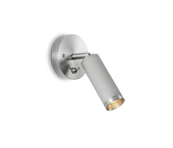 Spot | Switched Wall Light - Satin Nickel | Appliques murales | J. Adams & Co