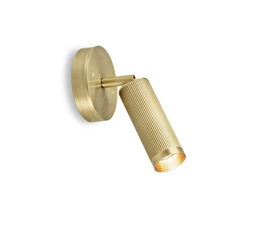 Spot | UnSwitched Wall Light - Satin Brass | Appliques murales | J. Adams & Co