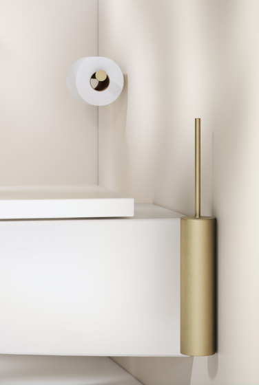 Wall Mounted Toilet Brush with Replaceable Heads | Escobilleros | Varied Forms