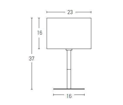 Decorative Table | 20215 | Lampade tavolo | ALPHABET by Zambelis