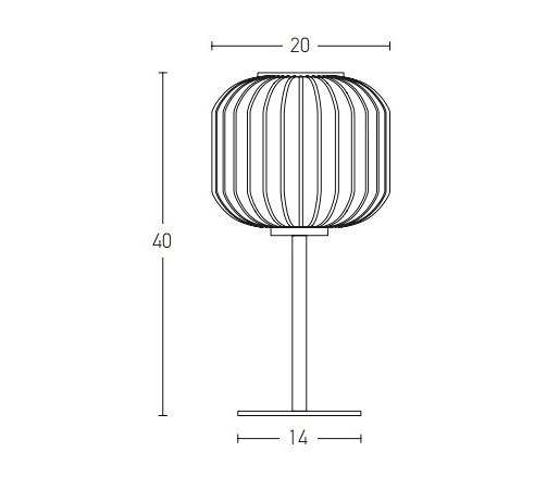 Decorative Table | 20252 | Luminaires de table | ALPHABET by Zambelis