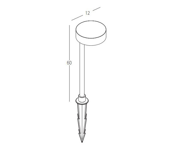 Garden Spikes | E293 | Outdoor floor lights | ALPHABET by Zambelis